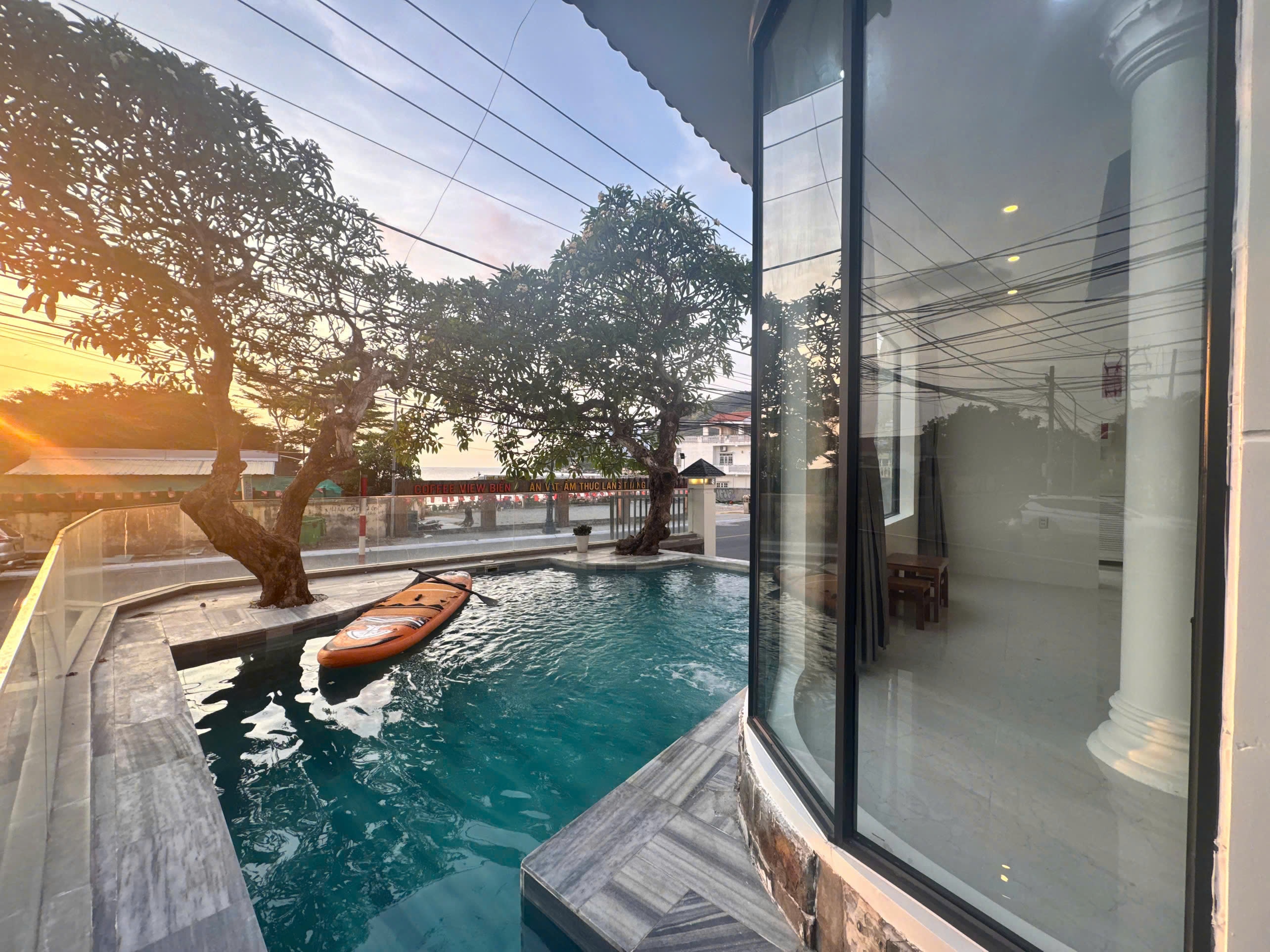 Không gian villa nghỉ dưỡng ven biển